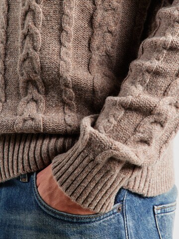 Bruun & Stengade Pullover 'Askel' i brun