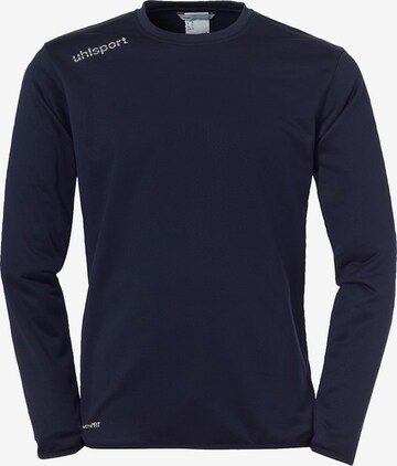 UHLSPORT Athletic Sweatshirt in Blue: front