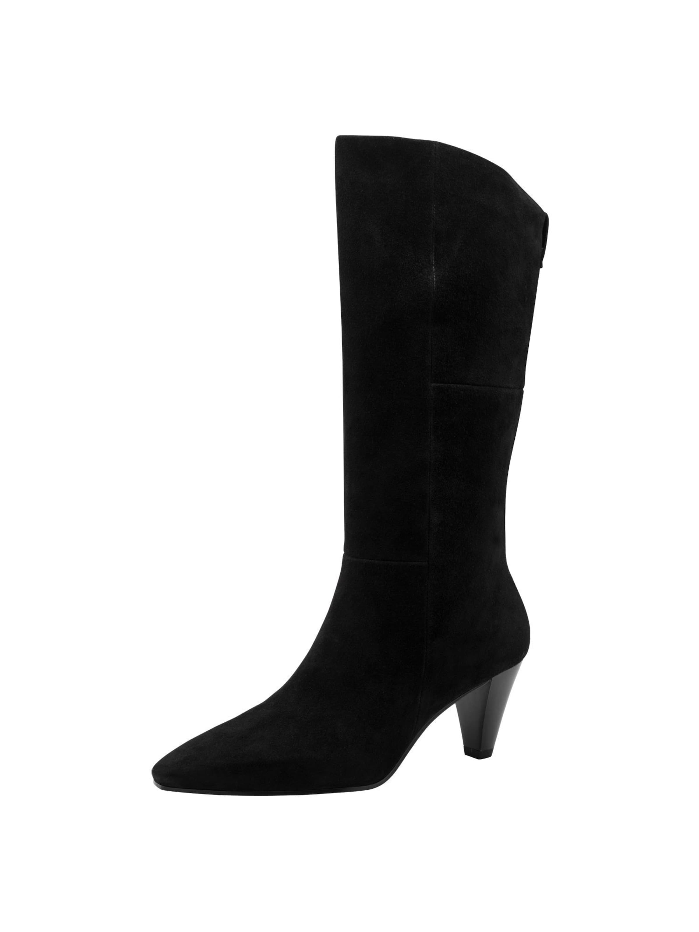 Bottes Tamaris en noir : devant