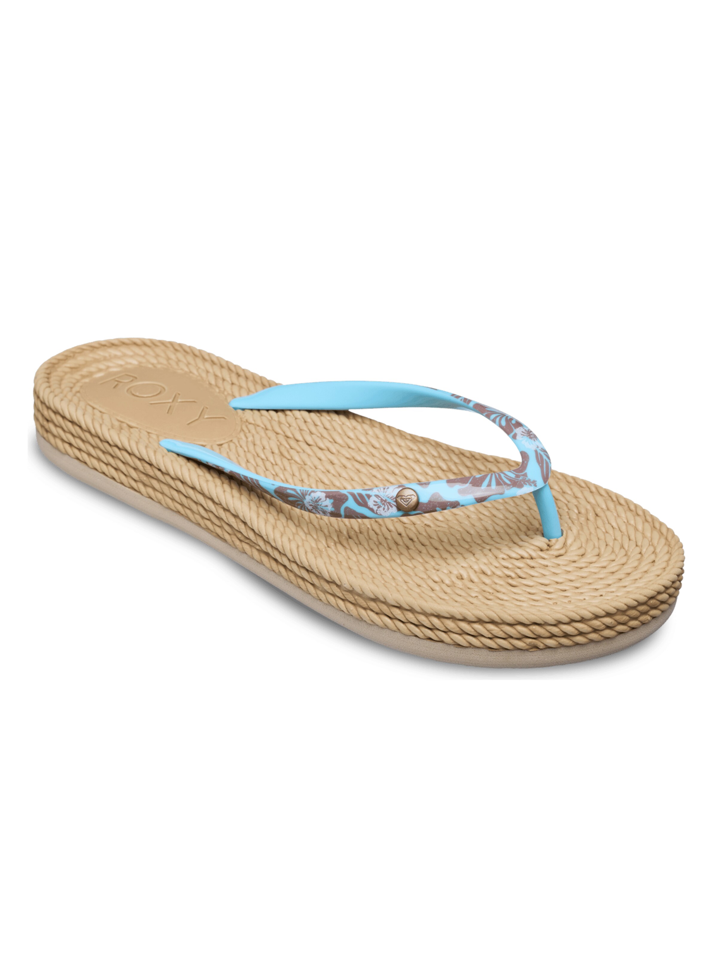 ROXY Zehentrenner 'South Beach' in Blau: Vorderseite