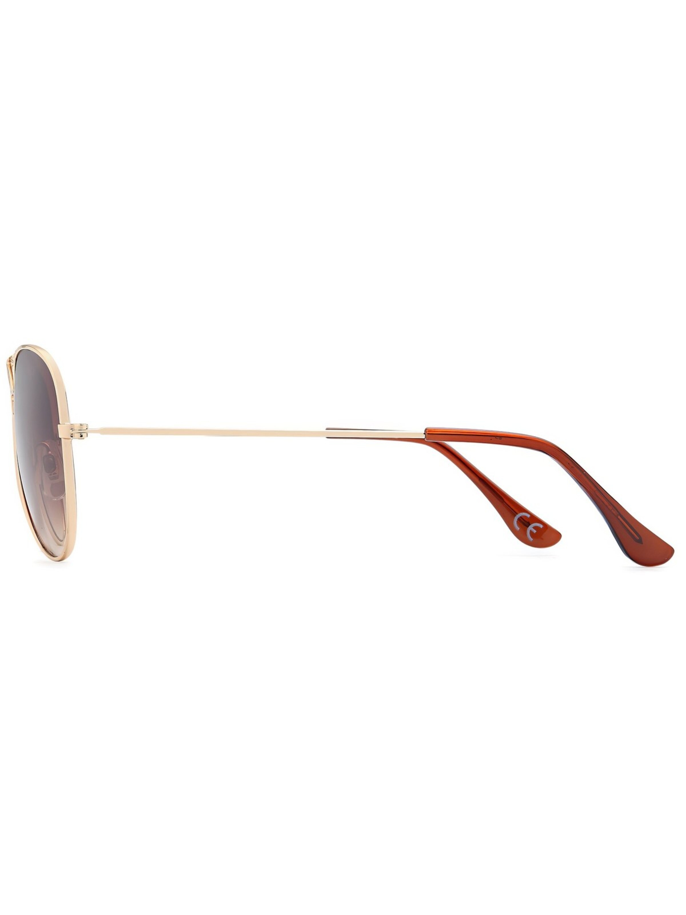 styleBREAKER Sonnenbrille 'Kinder Pilotenbrille 4 bis 10 Jahre'‌‌‌‌‌‌‌‌ in Braun