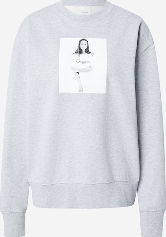 Calvin Klein Sweatshirt 'KATE OBSESSION BOYFRIEND' in Grau: Vorderseite