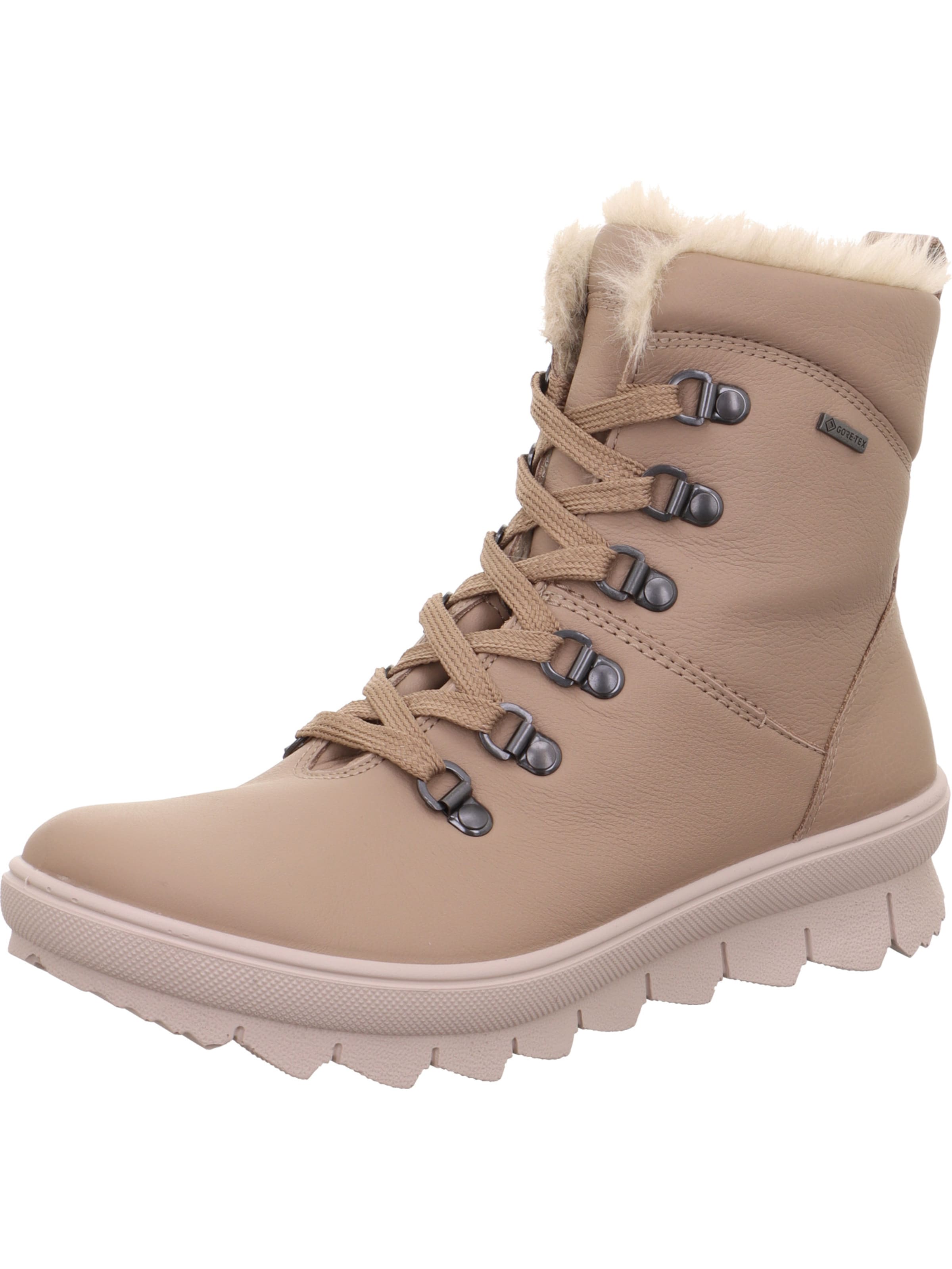 Legero Schnürstiefelette 'Novara' in Beige: Vorderseite