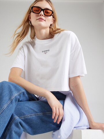 Tommy Jeans T-Shirt 'ESS' in Weiß