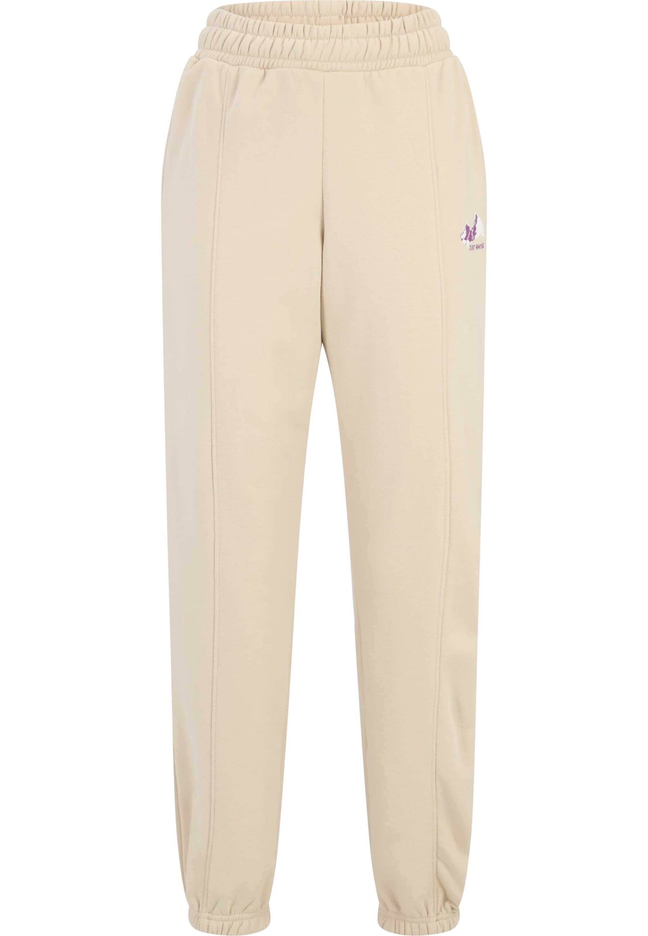 Just Rhyse Tapered Trousers 'ThePeak' in Beige: front