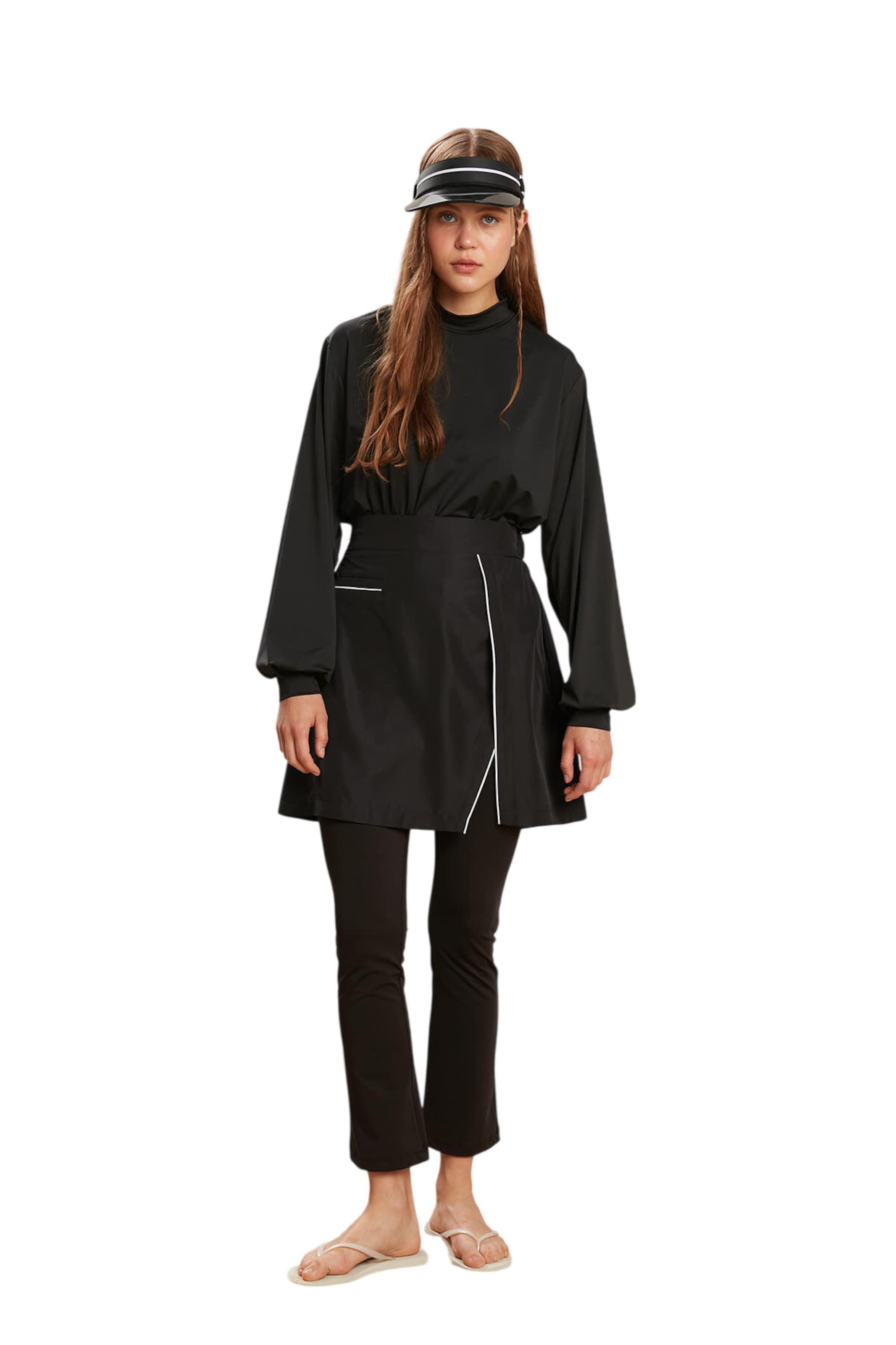 Maillot de bain MANUKA en noir : devant