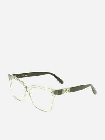 Occhiali da sole di FERRAGAMO in verde: frontale