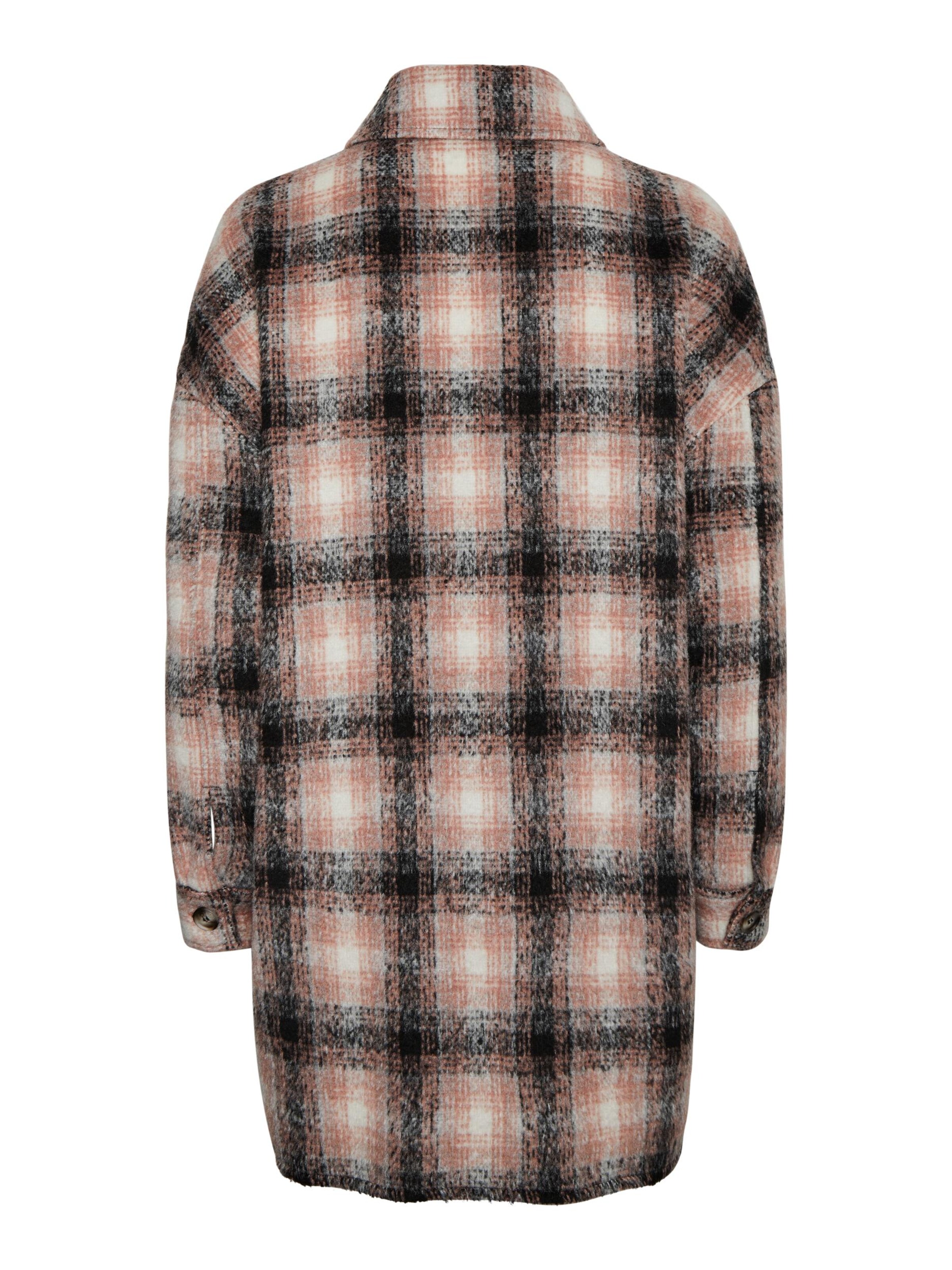 VERO MODA Φθινοπωρινό και ανοιξιάτικο μπουφάν 'Luna' σε ροζ