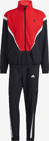 ADIDAS SPORTSWEAR Trainingsanzug in Schwarz: predná strana