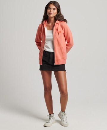 Superdry Sweatjacke in Orange: predná strana