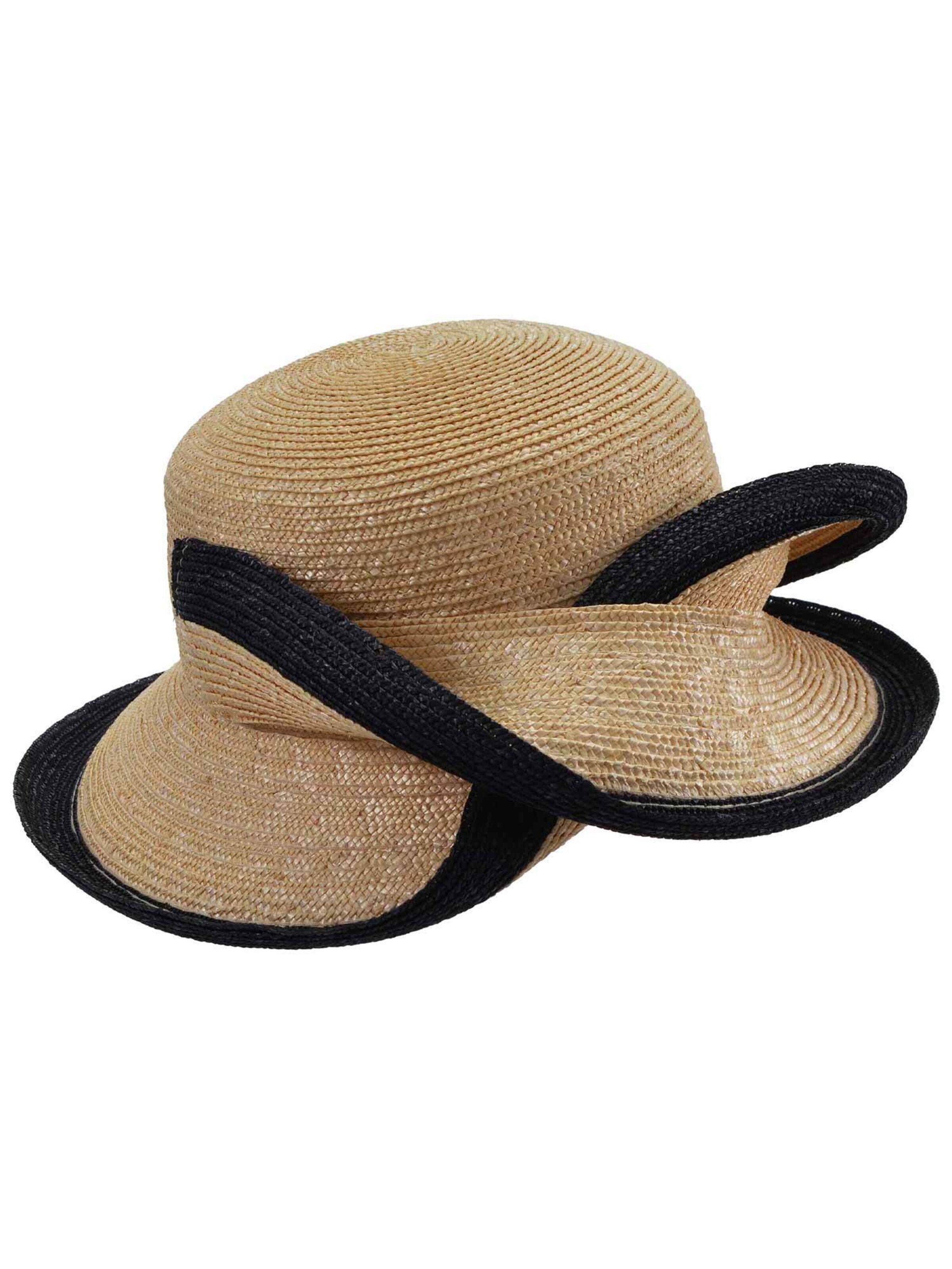 Seeberger Hat 'Hut' in Black: front