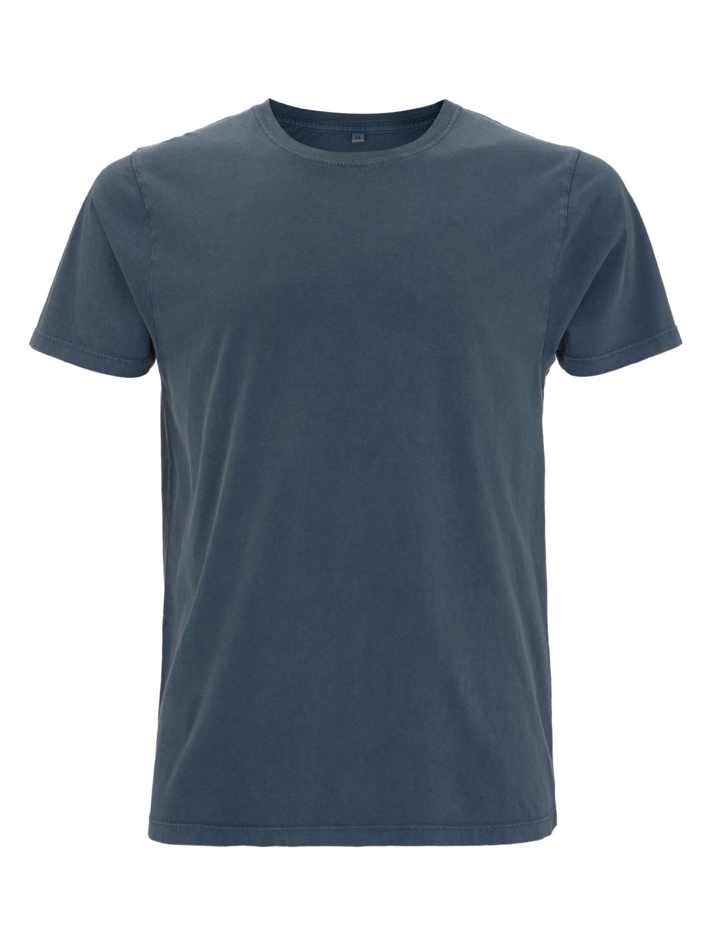 Life-Tree Shirt 'Organic Basic Washed Blue' in Blue: front