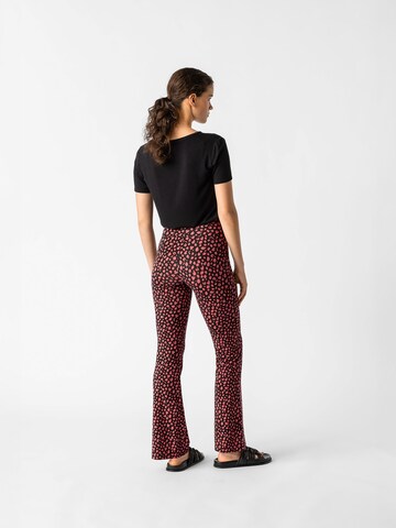 Les Lunes Flared Leggings 'Belle' in Pink