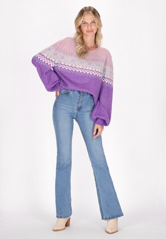Pull-over IZIA en violet