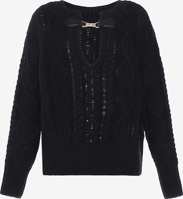 faina Sweater in Black: front