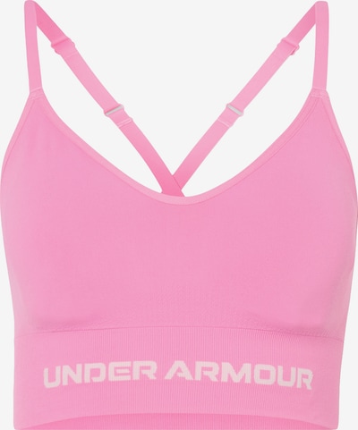 XS dydžio Sportinė liemenėlė 'Vanish Seamless' iš UNDER ARMOUR, spalva – rožinė / balta, Prekių apžvalga