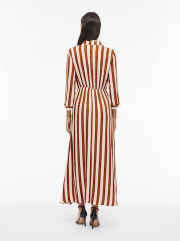 VILA - Vestido camisero 'VIAya Paya' en marrón