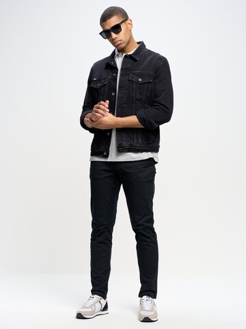 Regular Pantalon chino 'Hektor' BIG STAR en noir