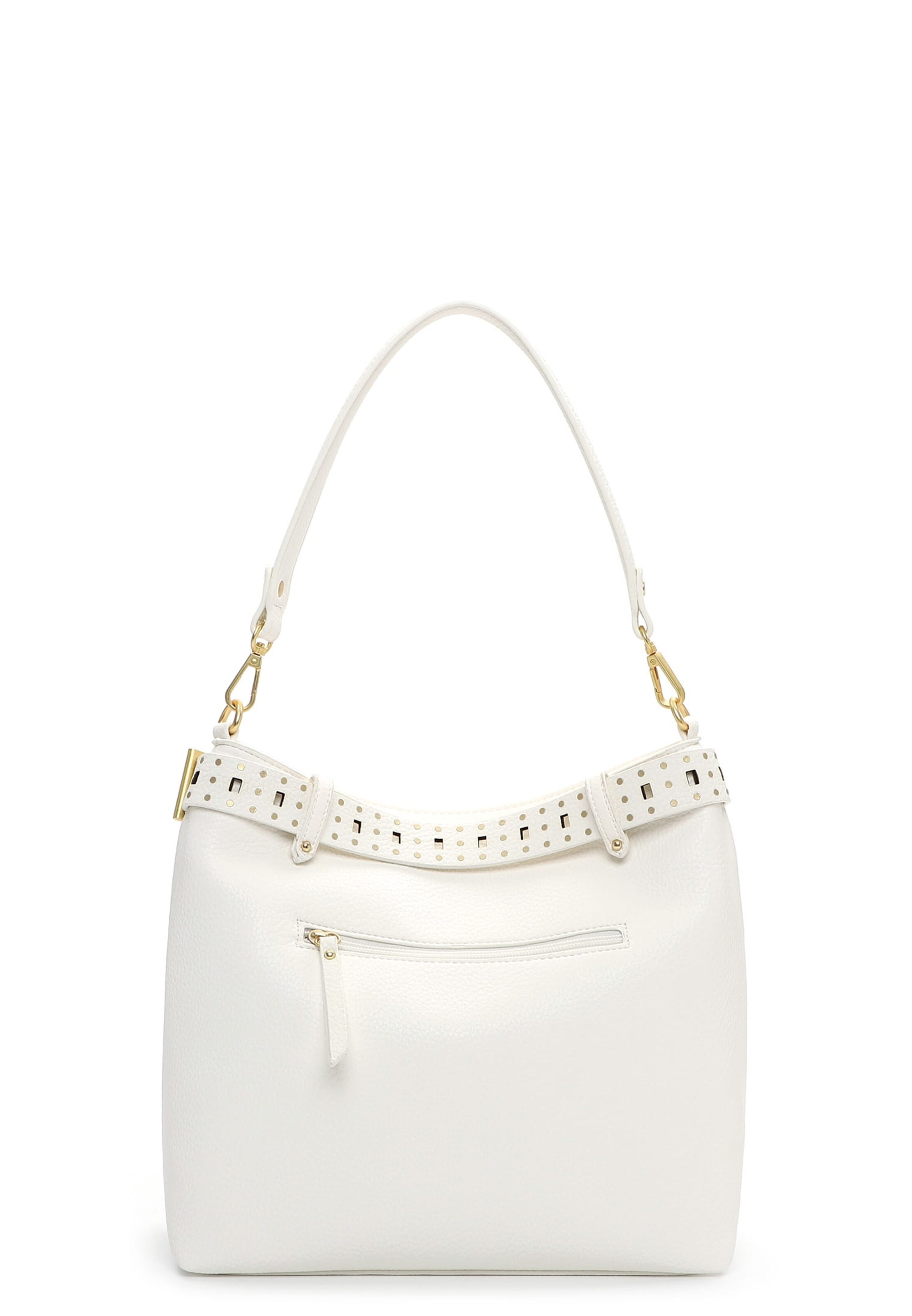 Borsa a spalla 'Justine' di Emily & Noah in bianco