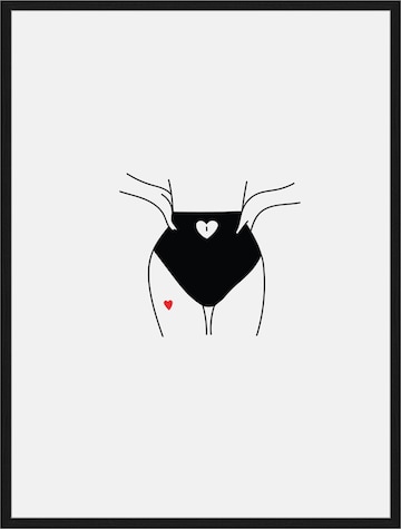 Liv Corday Image 'Love You' in Black: front