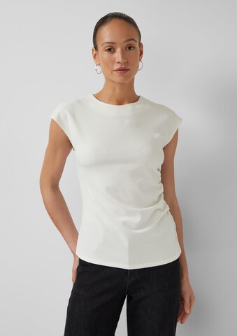 T-shirt s.Oliver en beige : devant