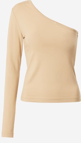 T-shirt Urban Classics en beige : devant