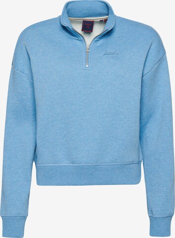 Superdry Sweatshirt in Blauw: voorkant