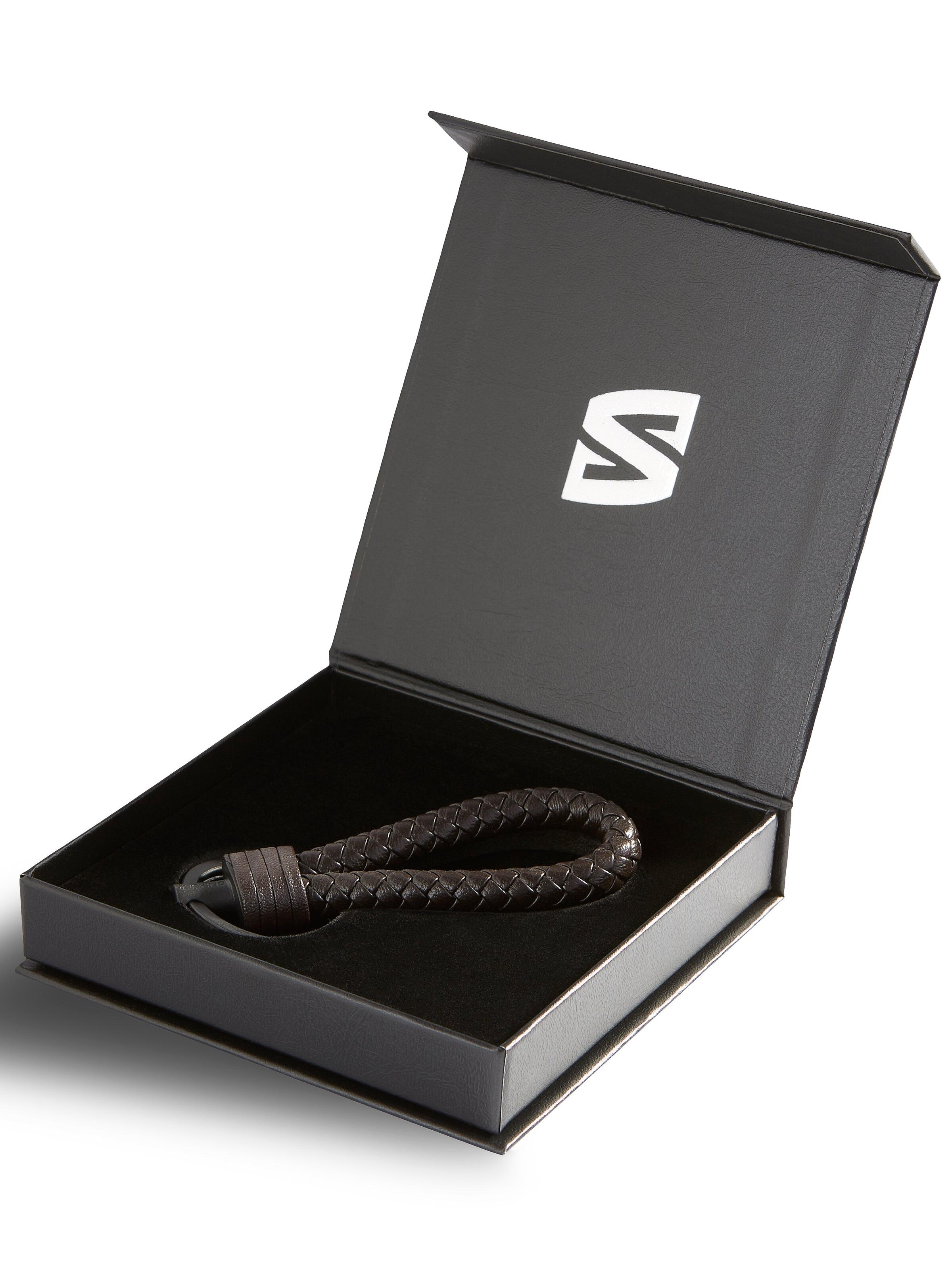 Porte-clés 'Strong' SERASAR en marron