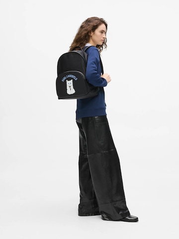 Sac à dos 'Ikon Choupette' Karl Lagerfeld en noir