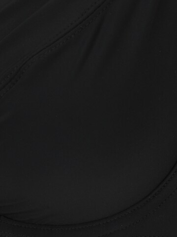 Triunghi Sutien costum de baie 'Luxe Demi' de la Hunkemöller pe negru