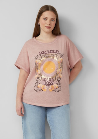 QS Shirt in Pink: front