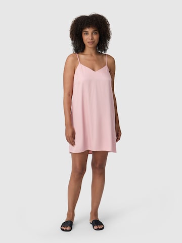 Les Lunes Negligé 'BLOOM Sleep Dress shiny' in Roze