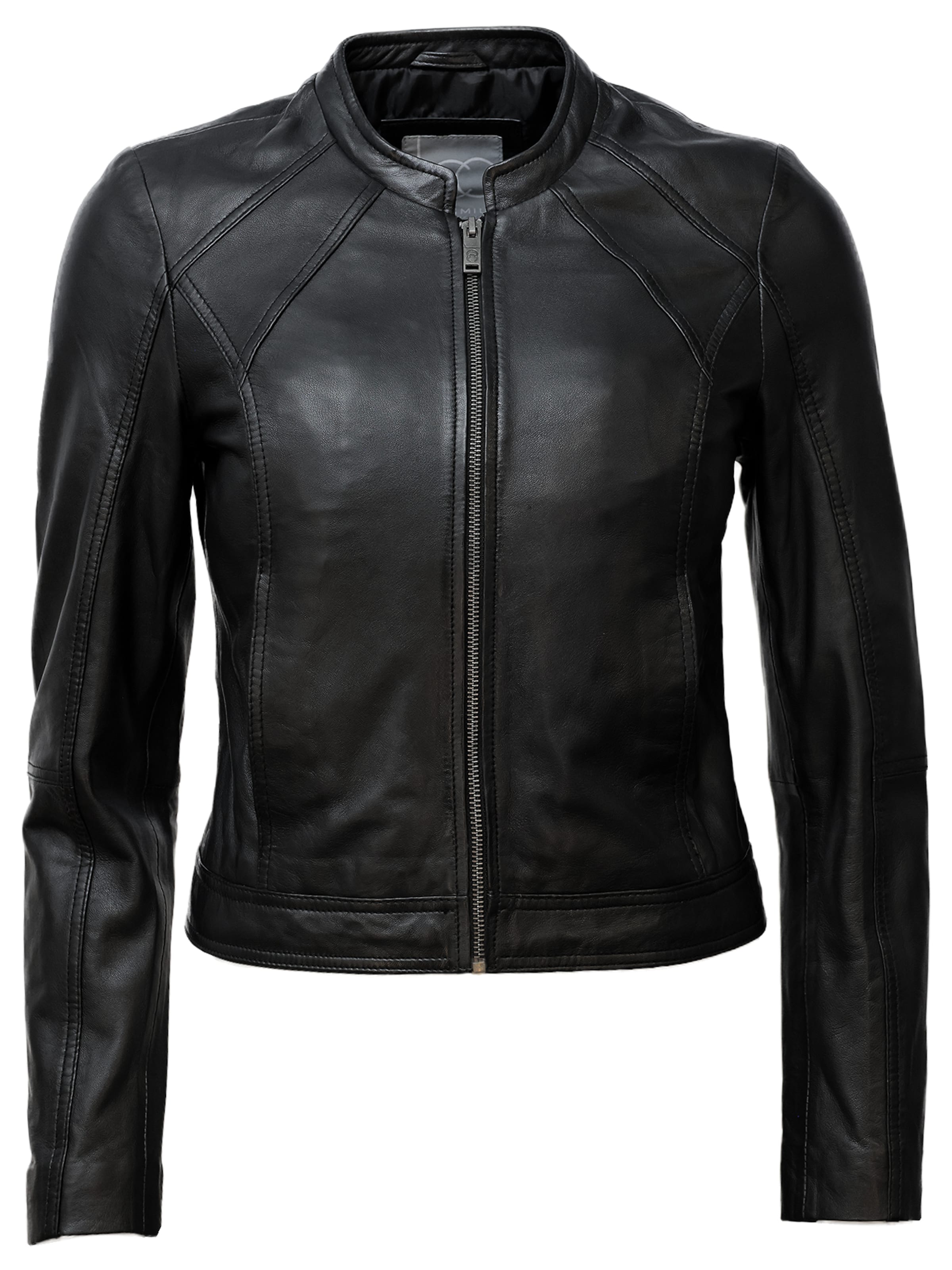 JCC Between-Season Jacket in Black: front