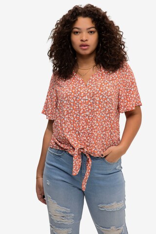 Studio Untold Blouse in Oranje: voorkant