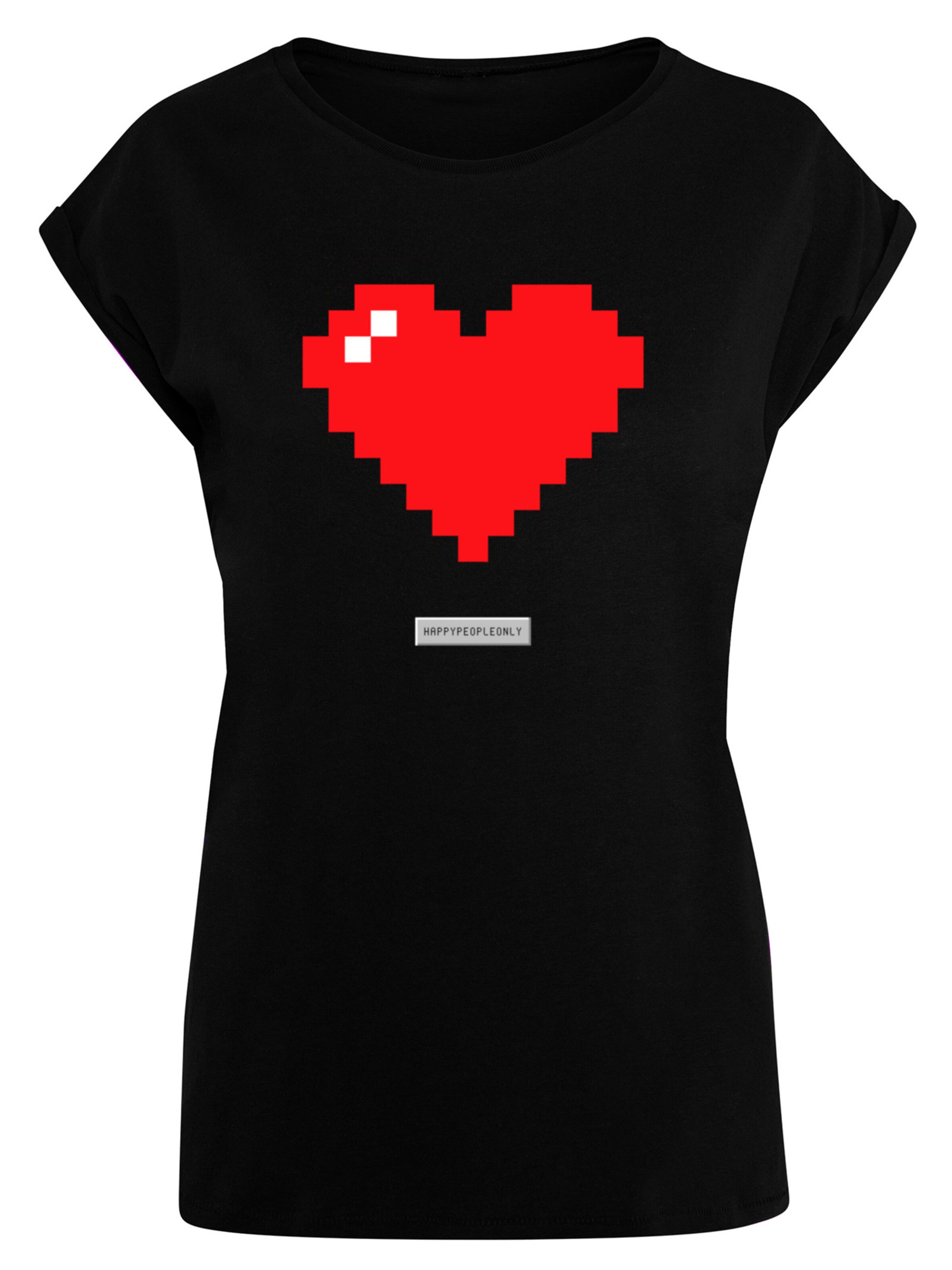 F4NT4STIC Shirt 'Pixel' in Black: front