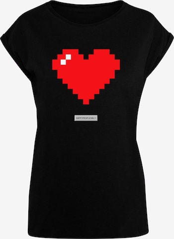T-shirt 'Pixel' F4NT4STIC en noir : devant