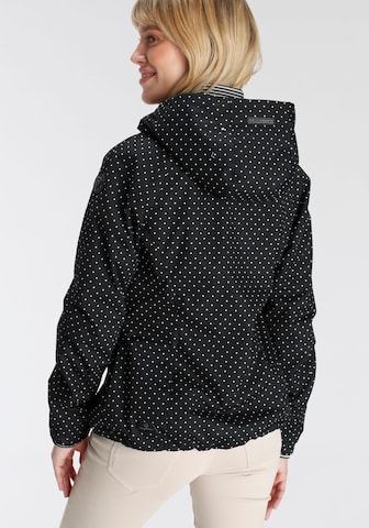 Ragwear Outdoor Jacket 'DIZZIE DOTS O' in Black