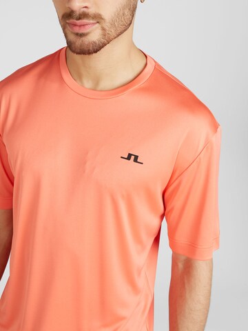 J.Lindeberg Sportshirt 'Ade' in Orange