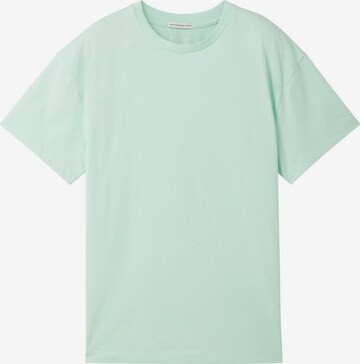 T-Shirt TOM TAILOR en vert : devant