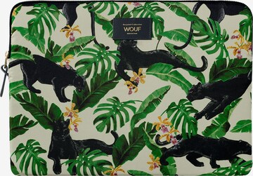 Borsa per laptop di Wouf in verde: frontale