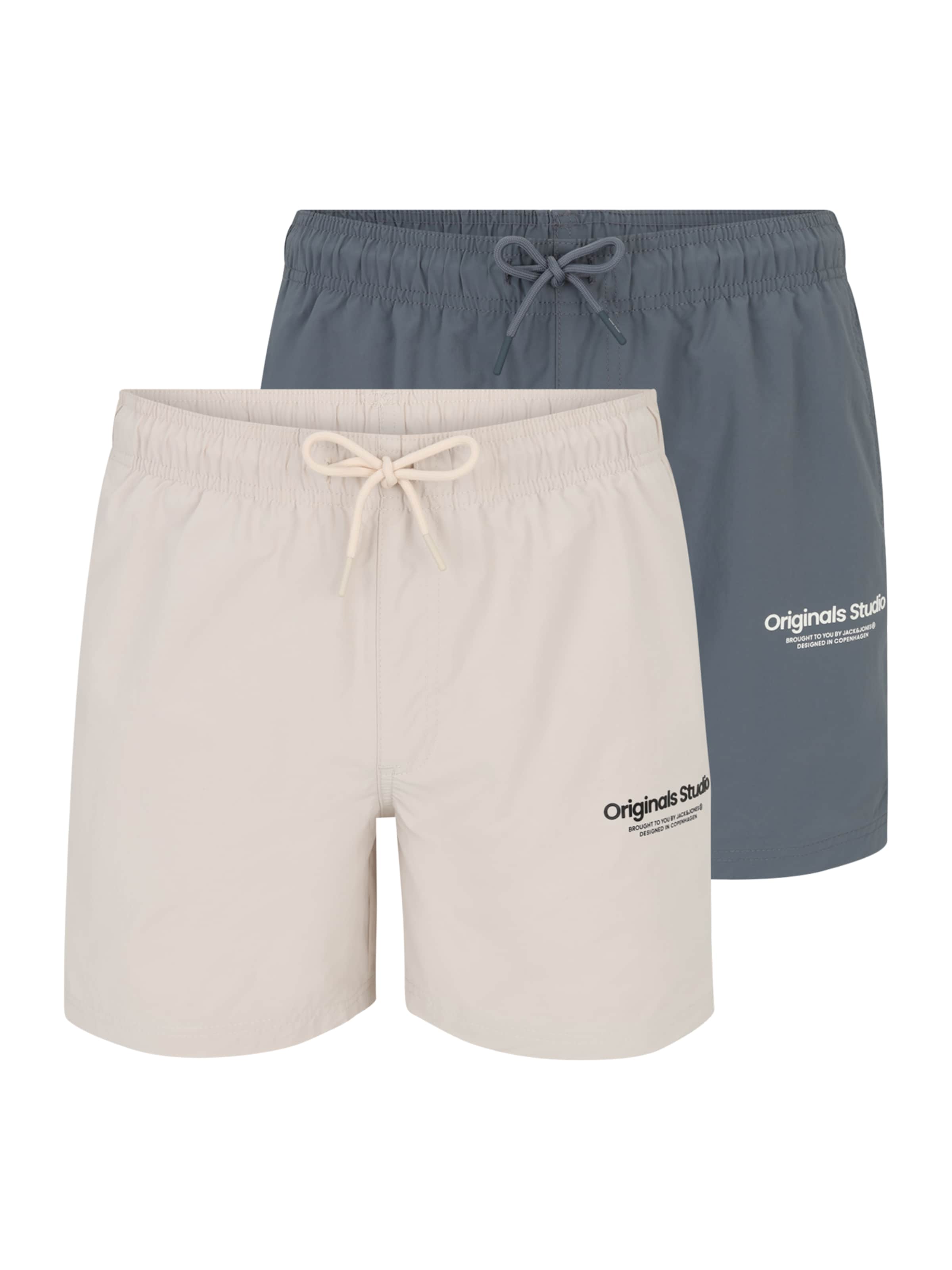 JACK & JONES Σορτσάκι-μαγιό 'JPSTNAXOS' σε μπεζ: μπροστά