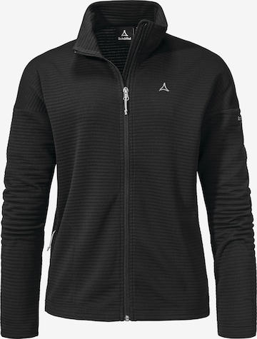 Veste en polaire fonctionnelle ' Hiking CIRC Fleece Jk Style Smue WMS ' Schöffel en noir : devant