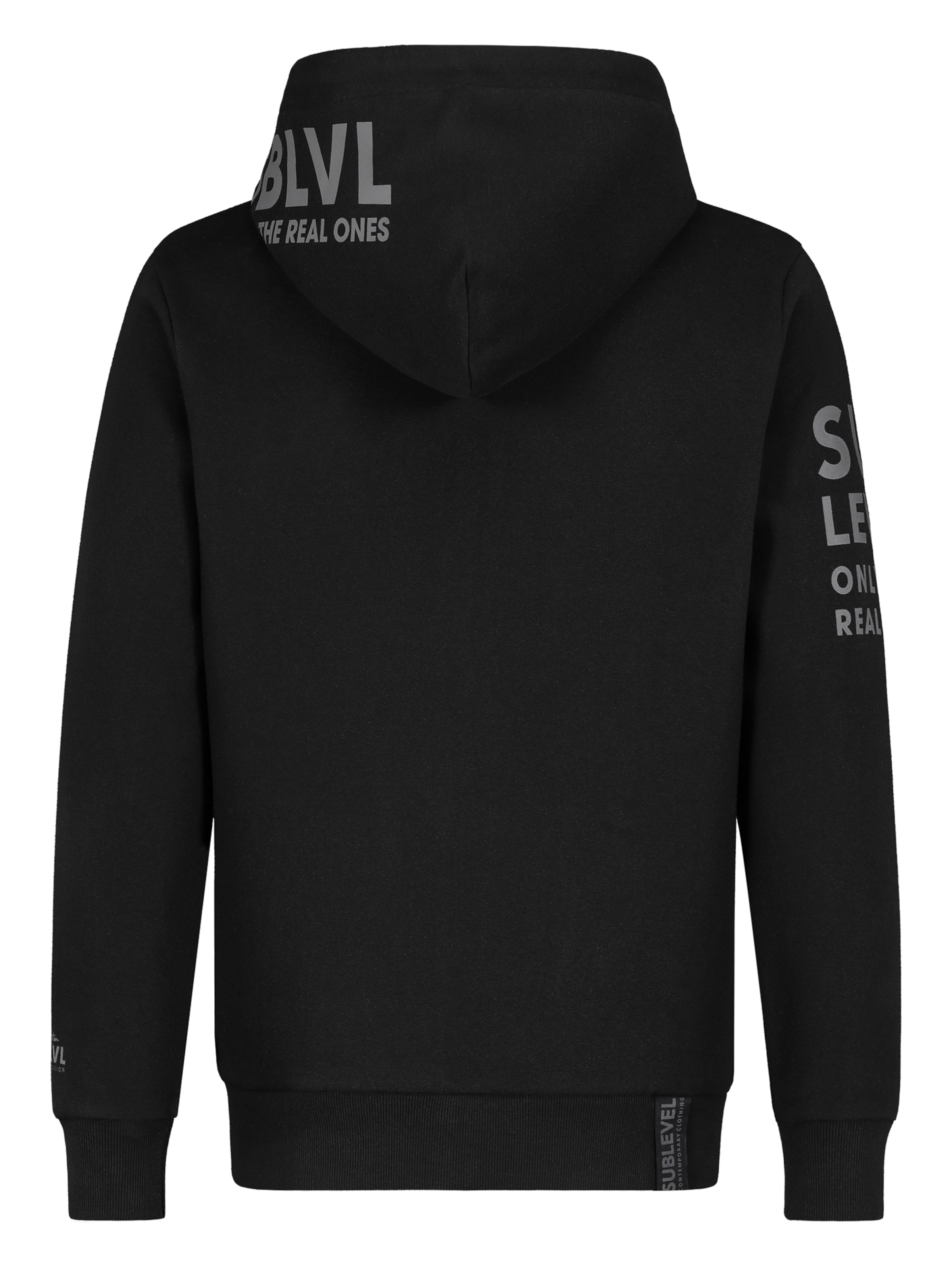 Sublevel Sweatjacke in Schwarz