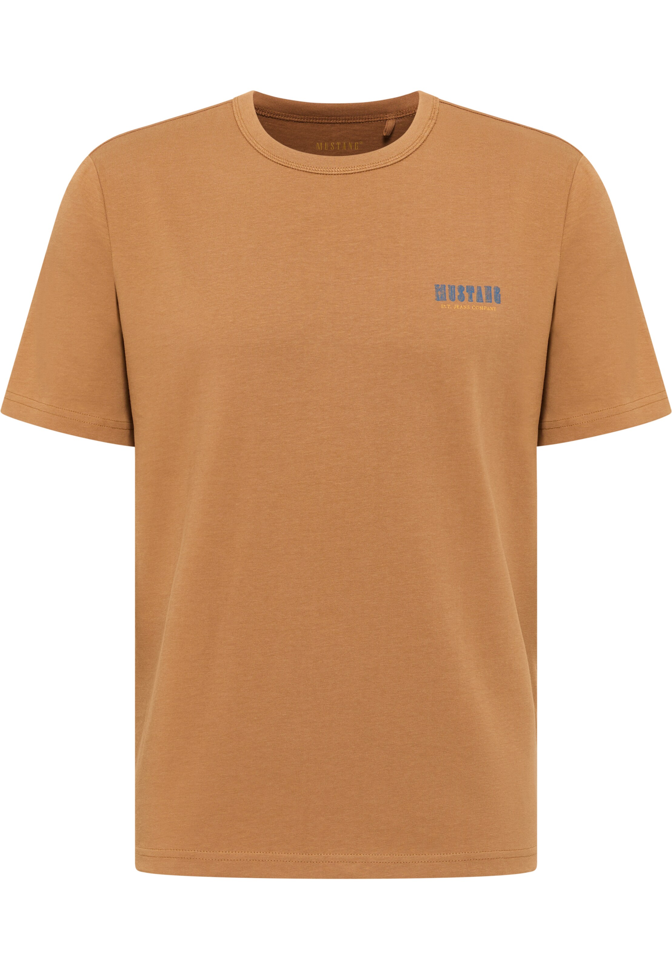MUSTANG T-Shirt 'Style Austin' in Braun: Vorderseite