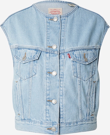 LEVI'S ® Liivi 'Collarless Shrunken '90s Trucker Vest' värissä sininen: etupuoli