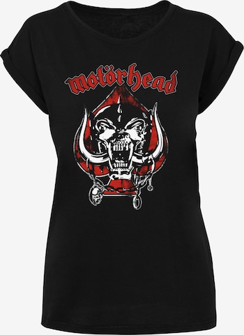 Merchcode Shirt 'Motorhead - Spade Warpig' in Zwart: voorkant