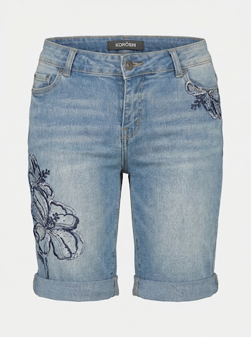 KOROSHI Regular Jeans i blå