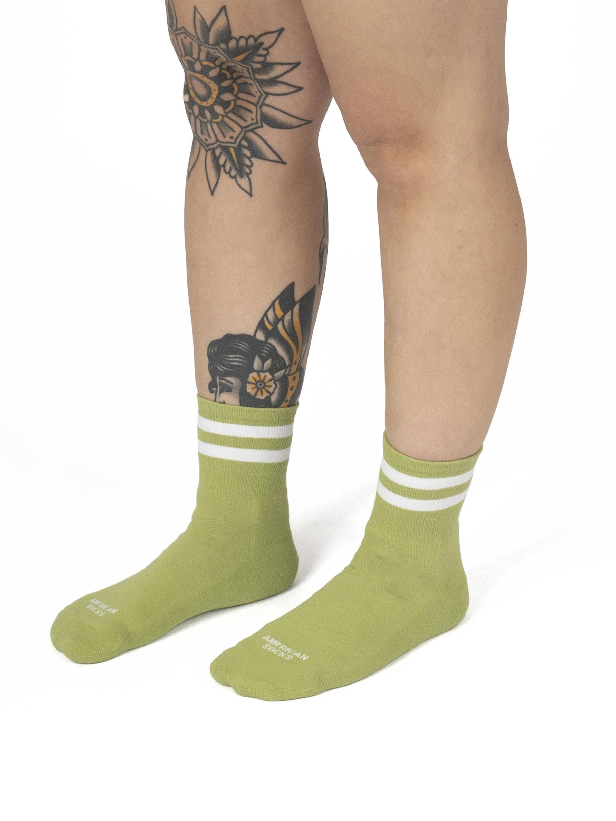 American Socks Ankle Socks 'Grogu' in Green
