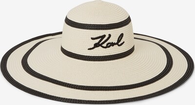 Pălărie Karl Lagerfeld pe negru / alb lână, Vizualizare produs