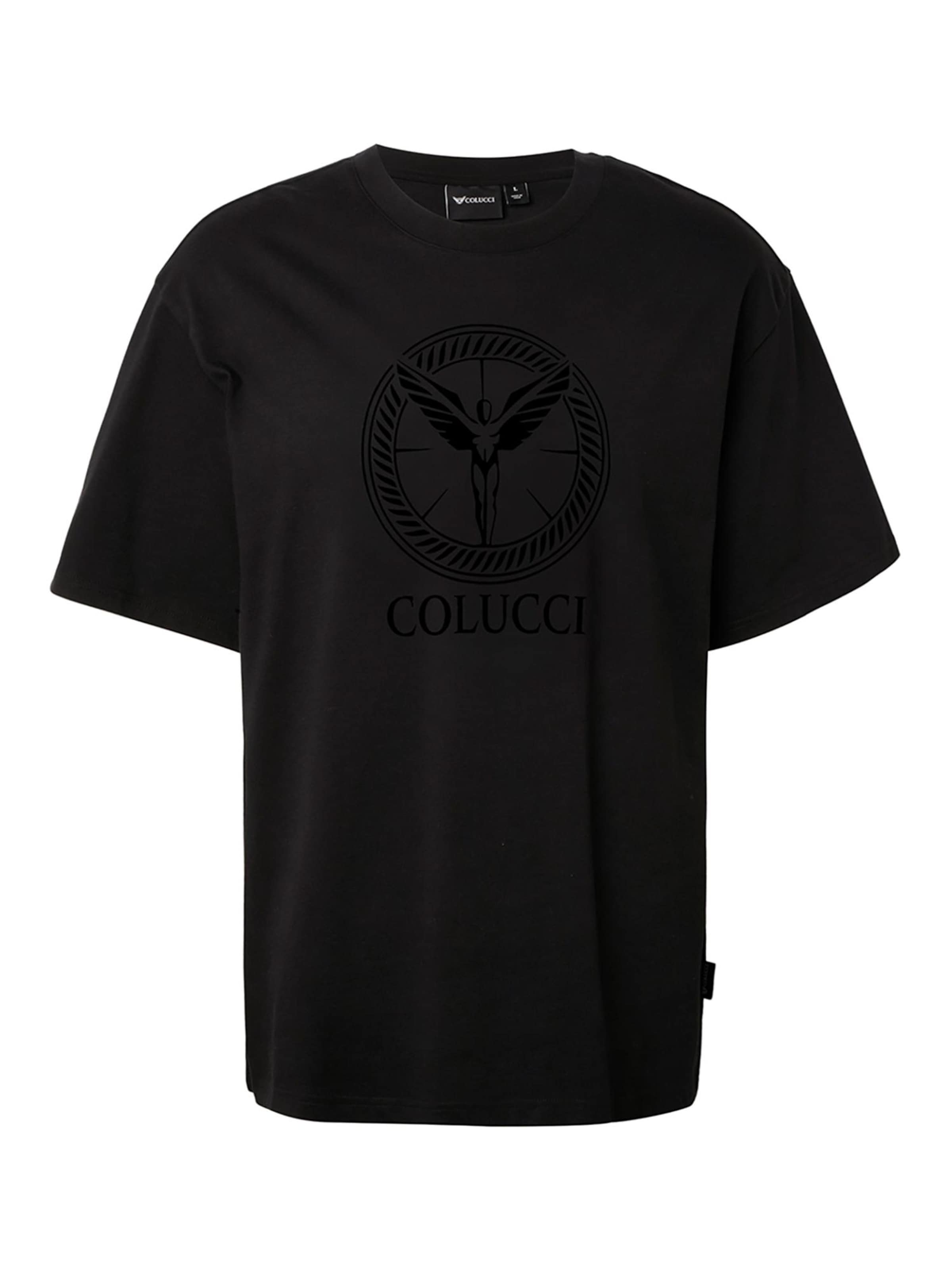 Colucci Shirt 'Ikarus Circle' in Black